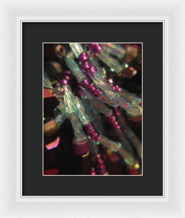 Crafty Jewelry Captures LIght - Framed Print