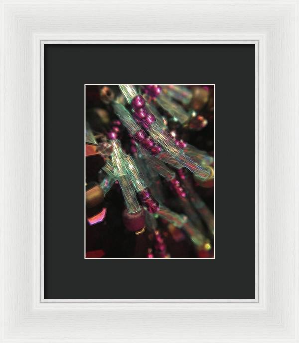 Crafty Jewelry Captures LIght - Framed Print