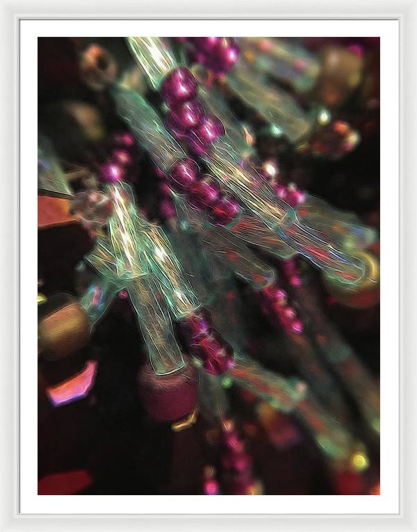 Crafty Jewelry Captures LIght - Framed Print