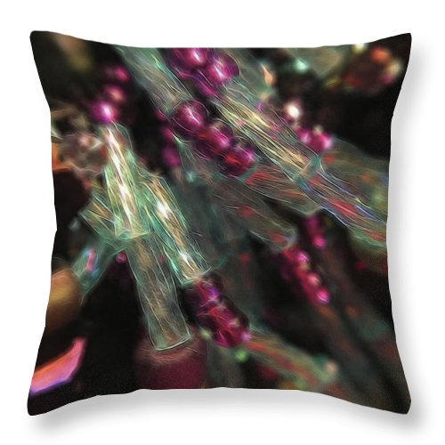 Crafty Jewelry Captures LIght - Throw Pillow