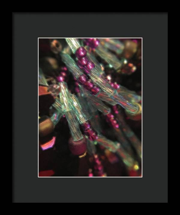 Crafty Jewelry Captures LIght - Framed Print
