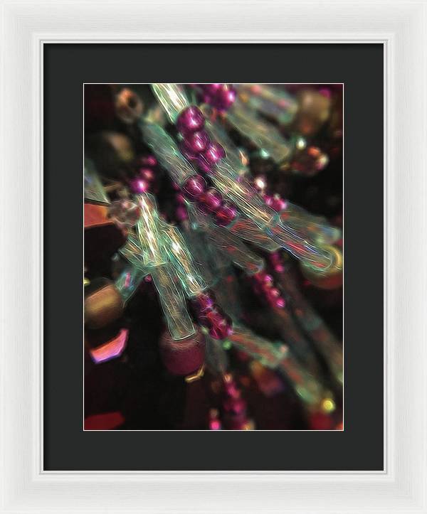 Crafty Jewelry Captures LIght - Framed Print
