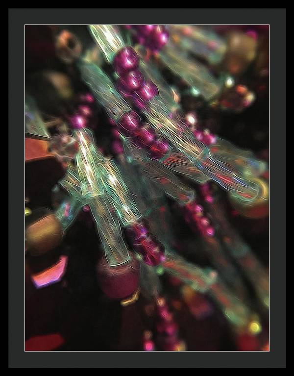 Crafty Jewelry Captures LIght - Framed Print