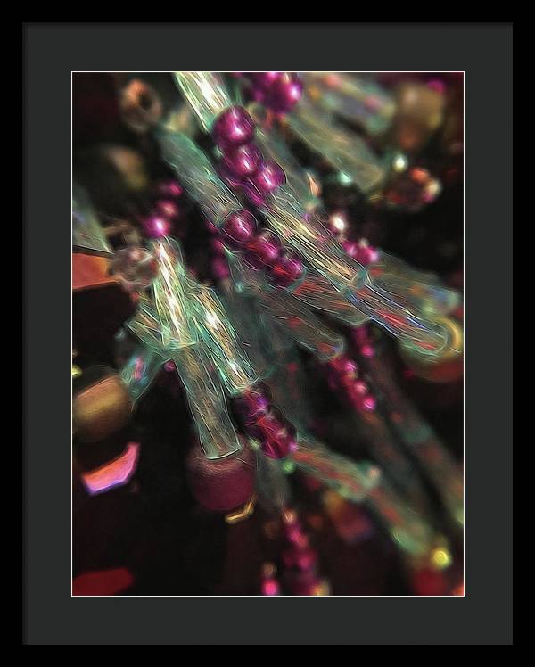 Crafty Jewelry Captures LIght - Framed Print
