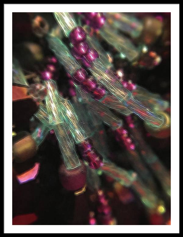 Crafty Jewelry Captures LIght - Framed Print