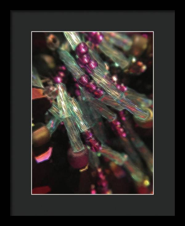 Crafty Jewelry Captures LIght - Framed Print