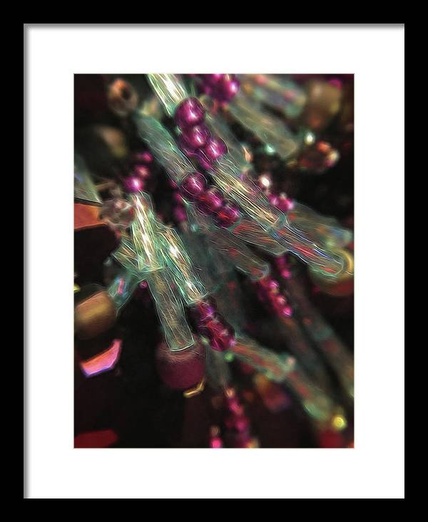 Crafty Jewelry Captures LIght - Framed Print