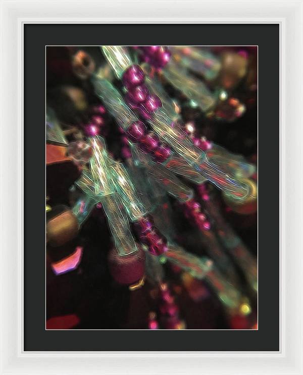 Crafty Jewelry Captures LIght - Framed Print