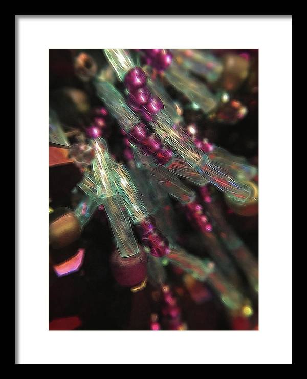 Crafty Jewelry Captures LIght - Framed Print