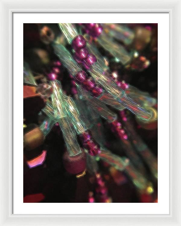 Crafty Jewelry Captures LIght - Framed Print