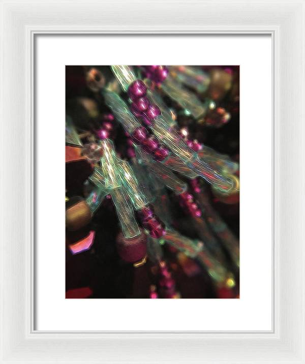 Crafty Jewelry Captures LIght - Framed Print