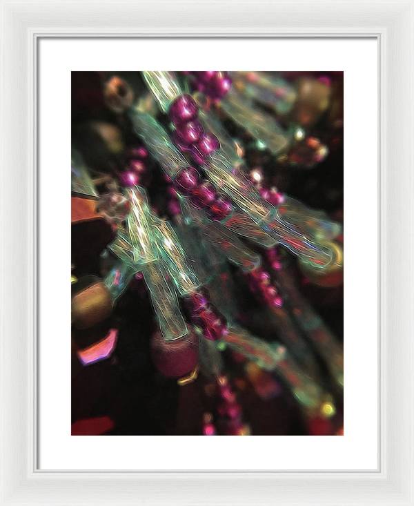 Crafty Jewelry Captures LIght - Framed Print