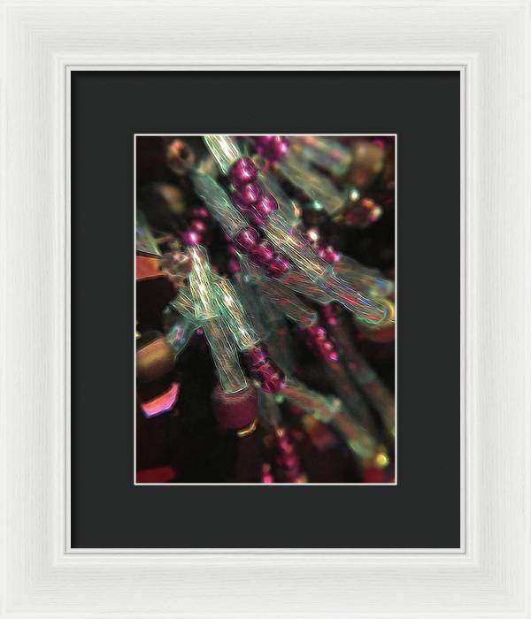 Crafty Jewelry Captures LIght - Framed Print