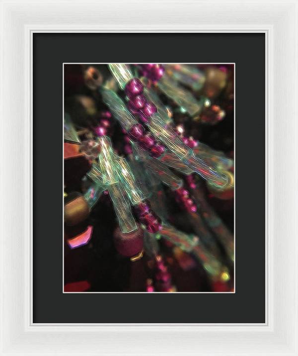 Crafty Jewelry Captures LIght - Framed Print