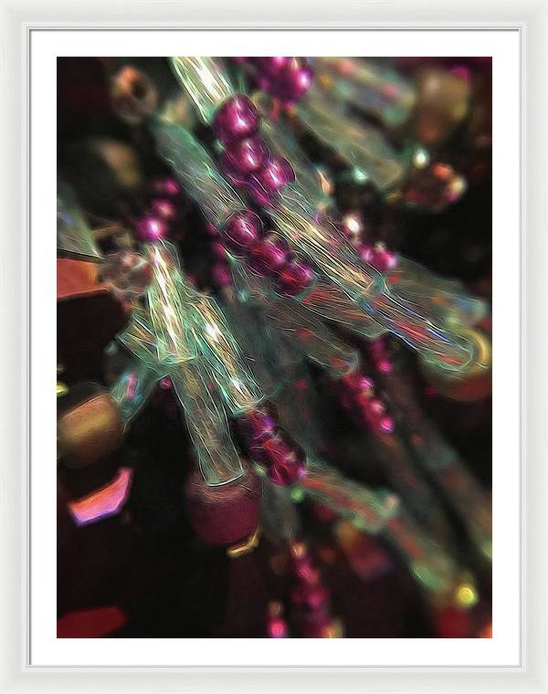 Crafty Jewelry Captures LIght - Framed Print