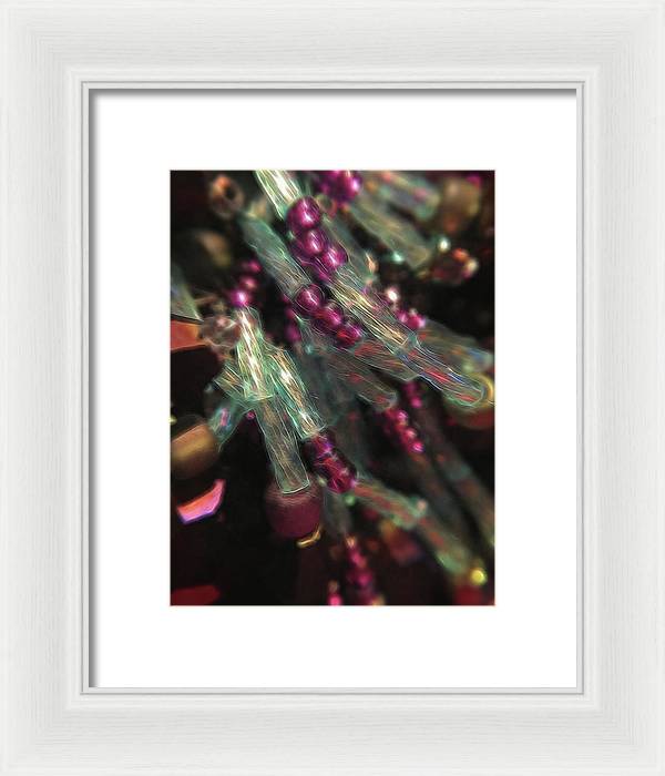 Crafty Jewelry Captures LIght - Framed Print