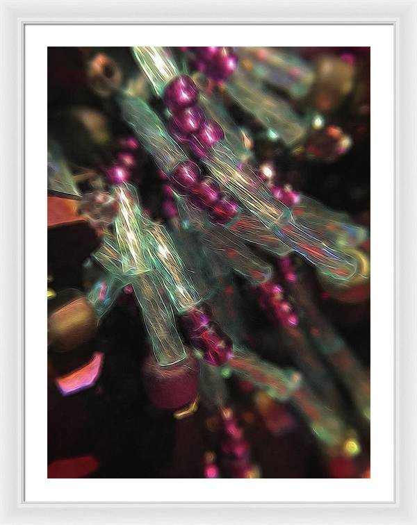Crafty Jewelry Captures LIght - Framed Print