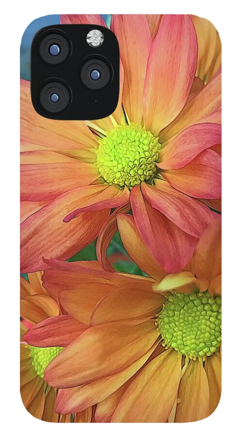 Cream and Pink Flowers Three - Phone Case