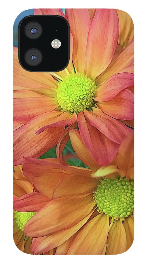 Cream and Pink Flowers Three - Phone Case