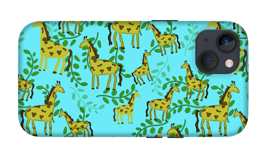 Cute Giraffes Pattern - Phone Case