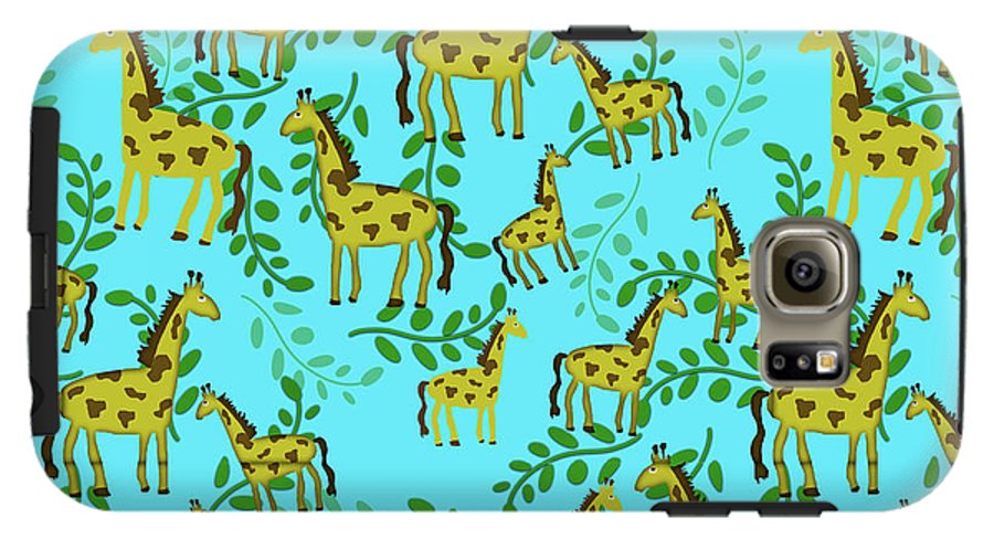 Cute Giraffes Pattern - Phone Case