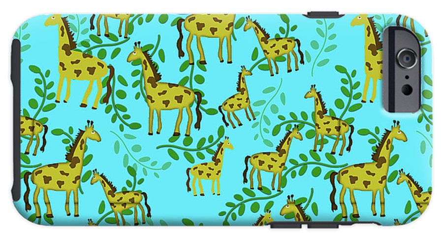 Cute Giraffes Pattern - Phone Case