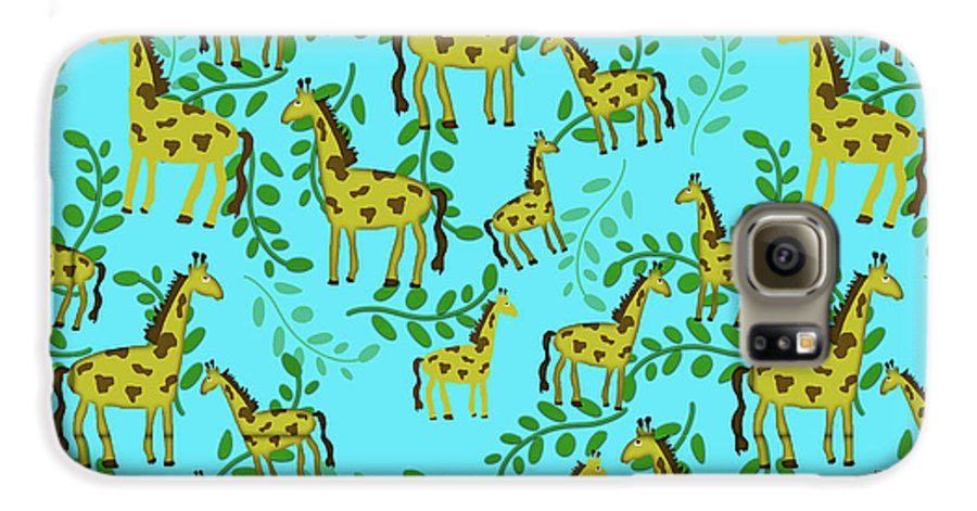 Cute Giraffes Pattern - Phone Case