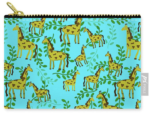Cute Giraffes Pattern - Carry-All Pouch
