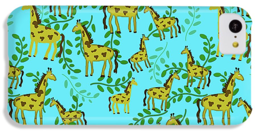 Cute Giraffes Pattern - Phone Case