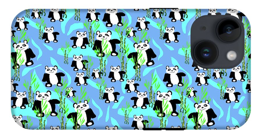 Cute Panda Bears Pattern - Phone Case