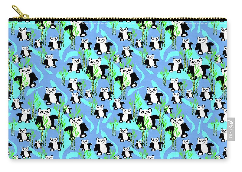 Cute Panda Bears Pattern - Carry-All Pouch