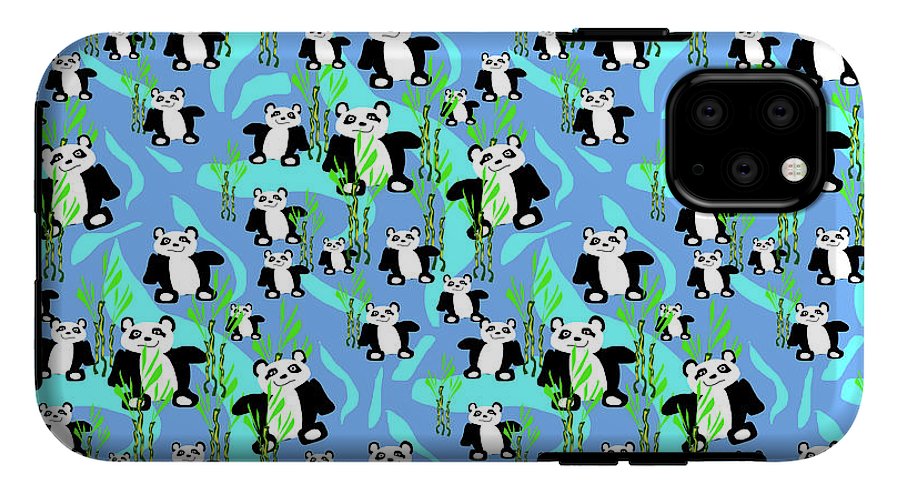 Cute Panda Bears Pattern - Phone Case