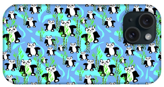 Cute Panda Bears Pattern - Phone Case