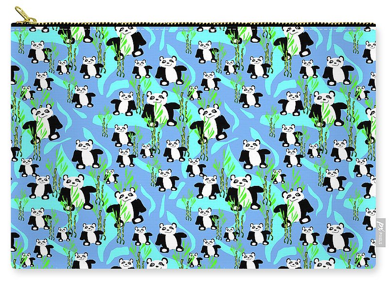 Cute Panda Bears Pattern - Carry-All Pouch