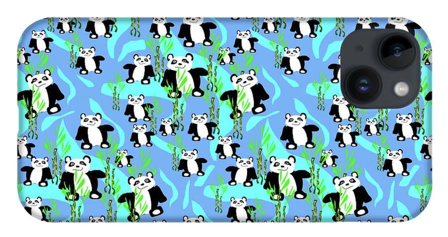 Cute Panda Bears Pattern - Phone Case