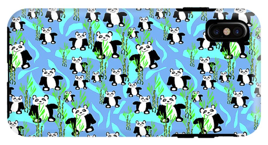 Cute Panda Bears Pattern - Phone Case