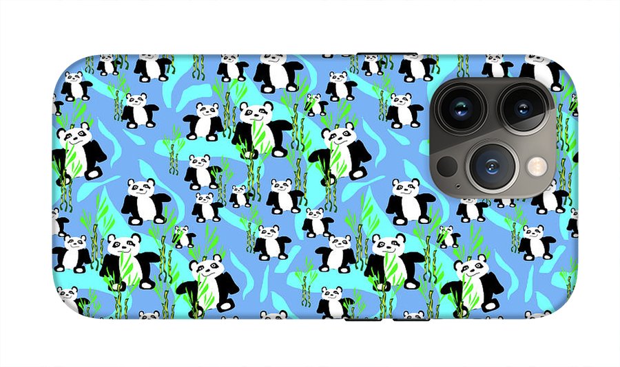 Cute Panda Bears Pattern - Phone Case