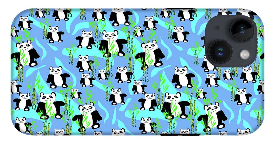 Cute Panda Bears Pattern - Phone Case