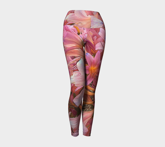 Amaryllis Belladona Yoga Leggings