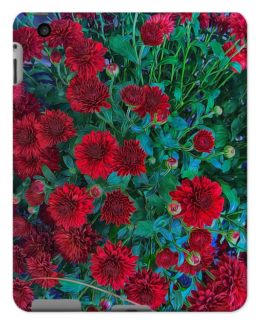 Red Mums Tablet Cases