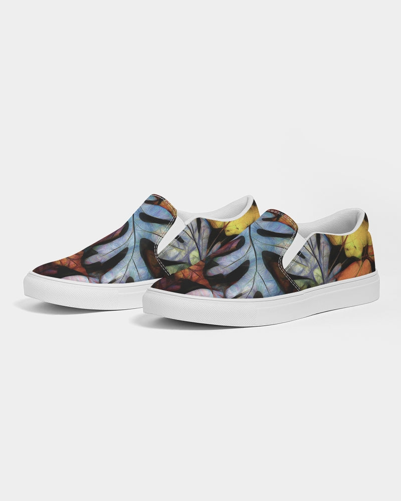 Mid October Leaves Women's Slip-On Canvas Shoe