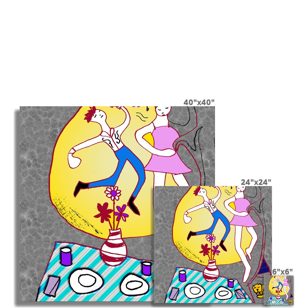 Dancin In The Moonlight Fine Art Print