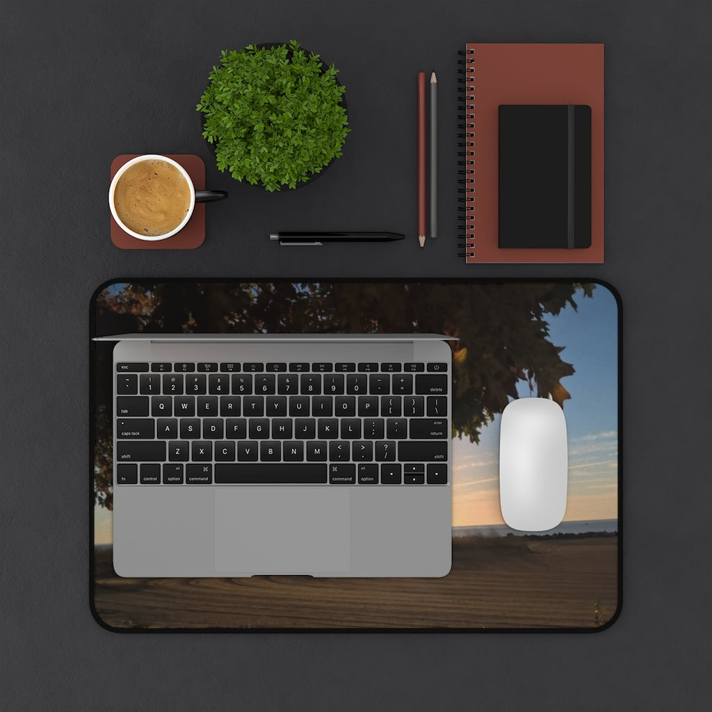 9 O'clock Sunrise Desk Mat