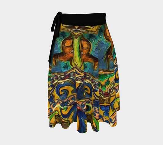 Medieval Kaleidoscope With Unicorns Pattern