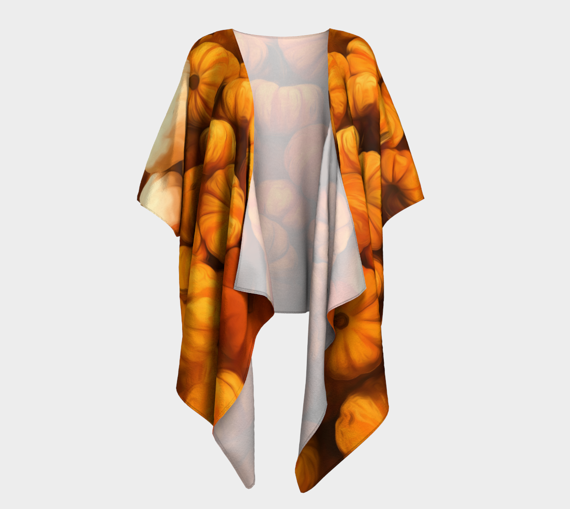 Pumpkin Draped Kimono