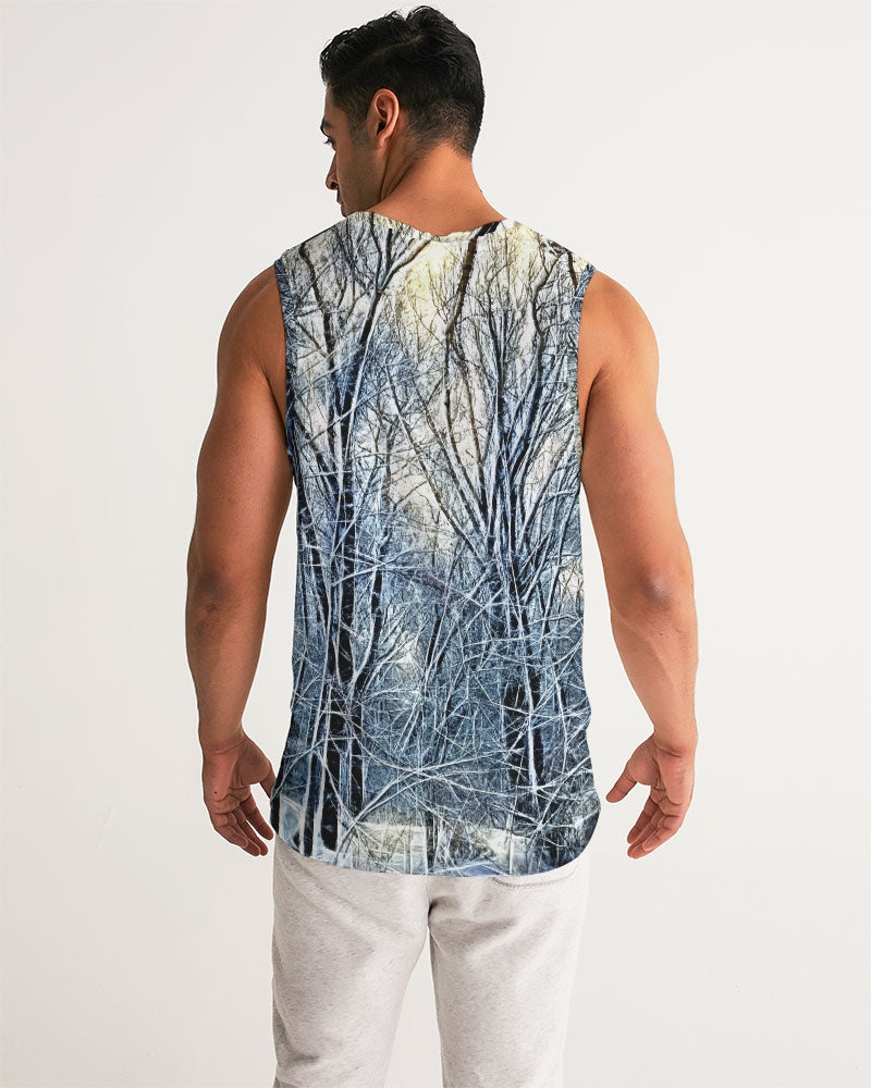 4 Oclock Winter Landscape Men's Sports Tank