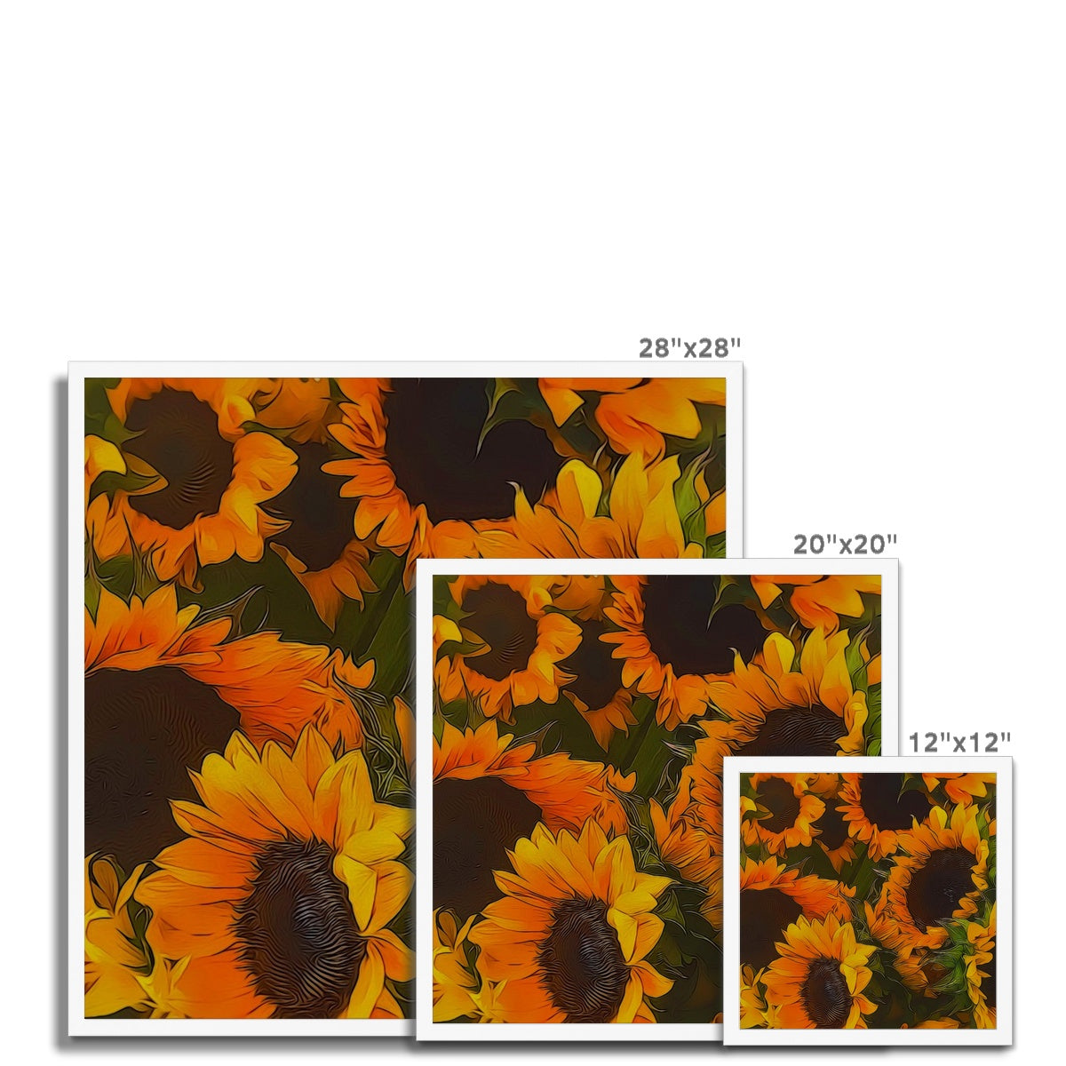 Sunflowers Framed Print