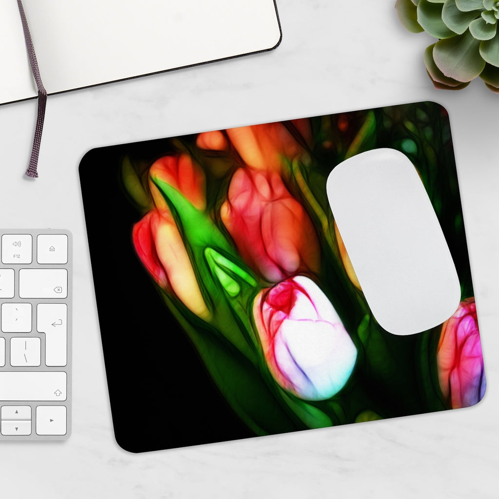 Pink Tulips Mousepad