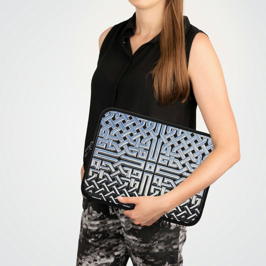 Chrome Celtic Knot Laptop Sleeve