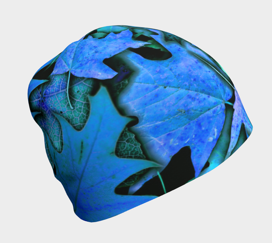 Blue Fall Leaves Hat